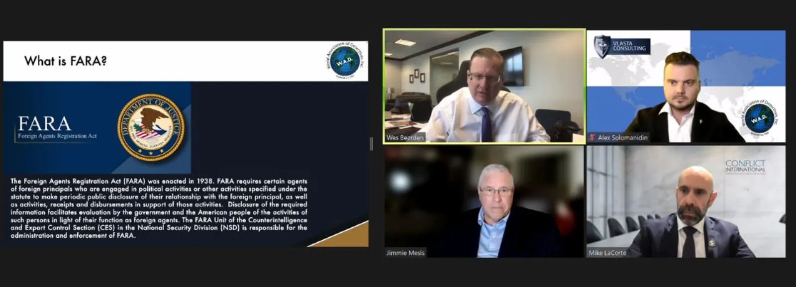 WAD VIRTUAL CONFERENCE HAS BEEN ORGANISED BY ALEKSEY SOLOMANIDIN